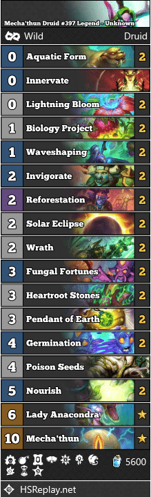 Mecha'thun Druid #397 Legend - Unknown