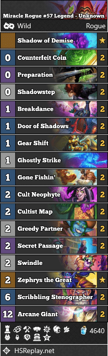 Miracle Rogue #57 Legend - Unknown