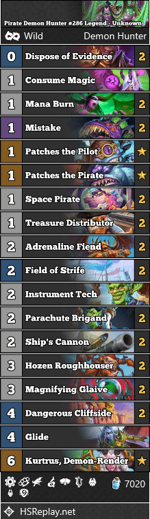 Pirate Demon Hunter #286 Legend - Unknown