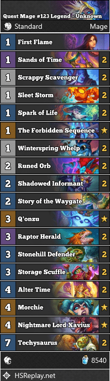 Quest Mage #123 Legend - Unknown