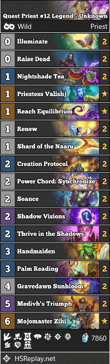 Quest Priest #12 Legend - Unknown