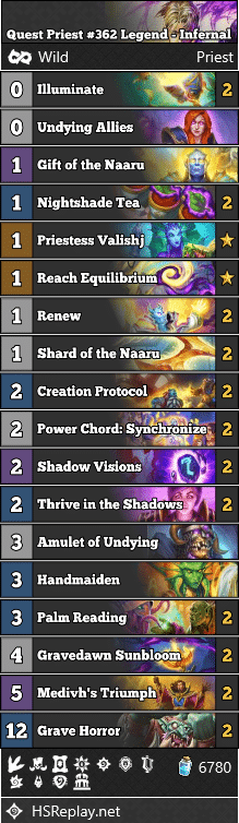 Quest Priest #362 Legend - Infernal