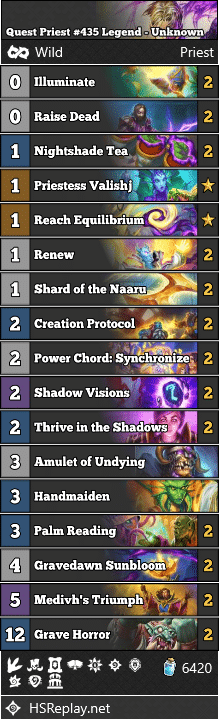 Quest Priest #435 Legend - Unknown