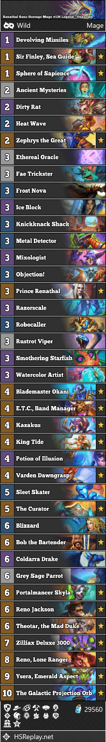 Renathal Reno Hostage Mage #136 Legend - Unknown