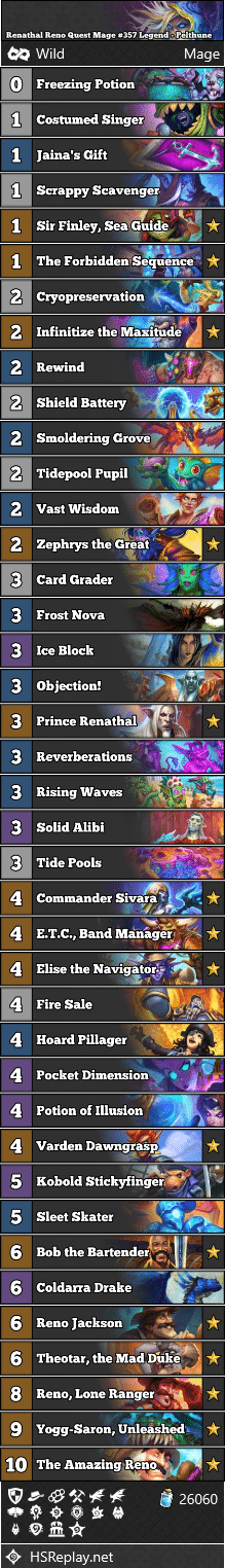 Renathal Reno Quest Mage #357 Legend - Pelthune