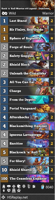 Rock 'n' Roll Warrior #9 Legend - Unknown