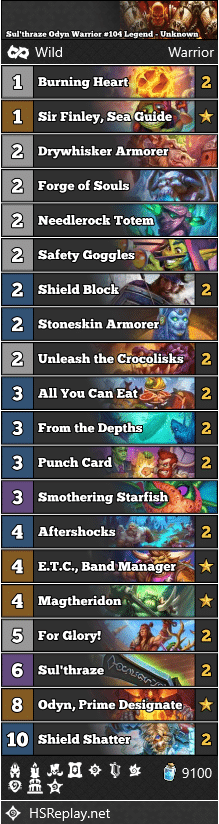 Sul'thraze Odyn Warrior #104 Legend - Unknown