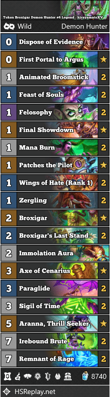 Token Broxigar Demon Hunter #6 Legend - kirayamatoXV