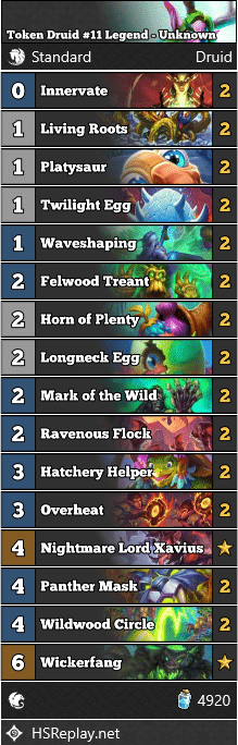Token Druid #11 Legend - Unknown