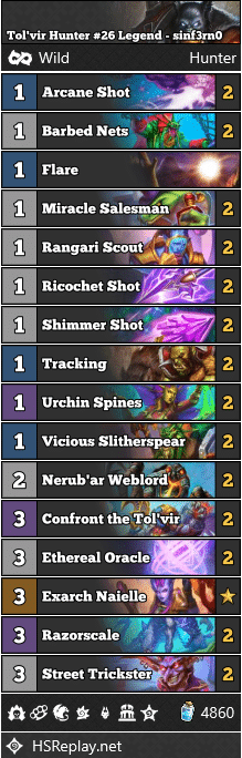 Tol'vir Hunter #26 Legend - sinf3rn0