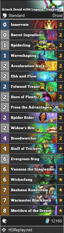 Attack Druid #204 Legend - Unknown