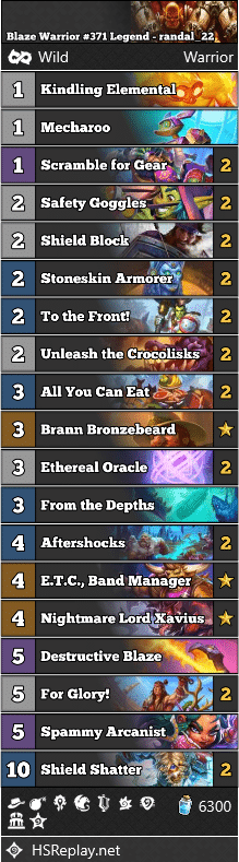 Blaze Warrior #371 Legend - randal_22