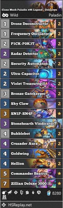 Clone Mech Paladin #86 Legend - Unknown