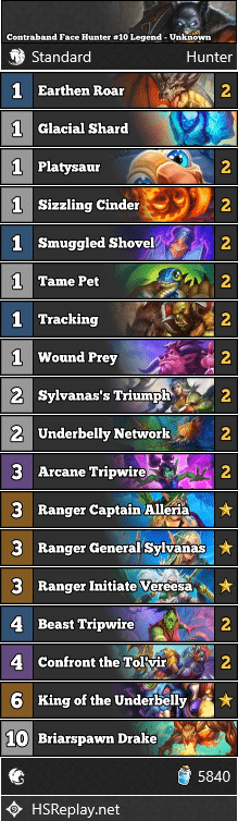 Contraband Face Hunter #10 Legend - Unknown