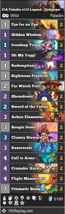CtA Paladin #131 Legend - Unknown