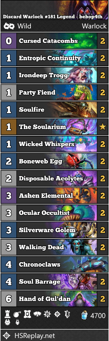 Discard Warlock #181 Legend - bebop4th