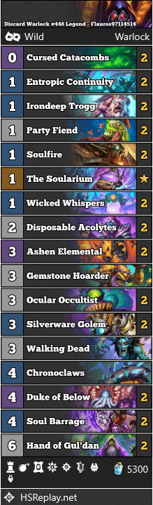 Discard Warlock #448 Legend - Flauros97114514