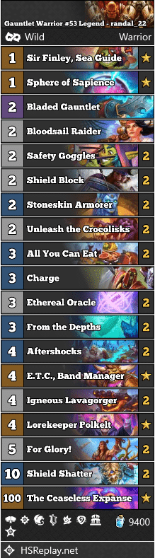 Gauntlet Warrior #53 Legend - randal_22