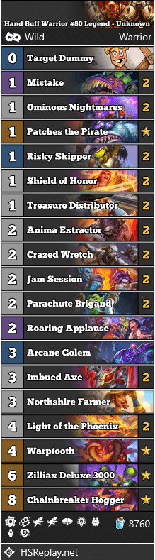 Hand Buff Warrior #80 Legend - Unknown