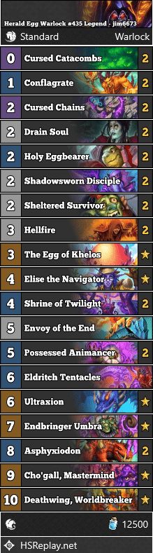 Herald Egg Warlock #435 Legend - jim6673