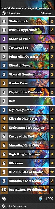 Herald Shaman #395 Legend - Unknown