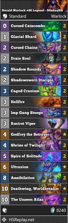 Herald Warlock #86 Legend - D0nkeyHS