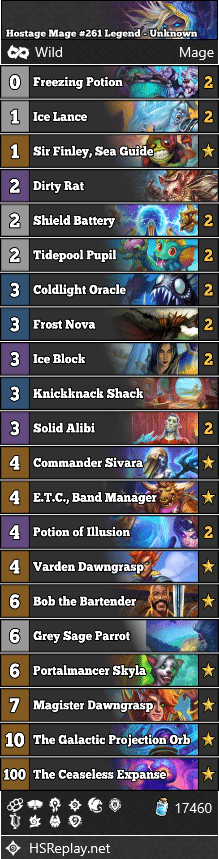 Hostage Mage #261 Legend - Unknown