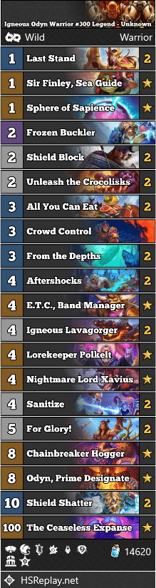 Igneous Odyn Warrior #300 Legend - Unknown