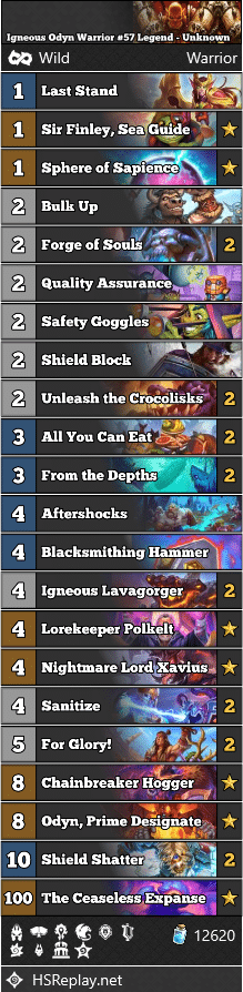 Igneous Odyn Warrior #57 Legend - Unknown