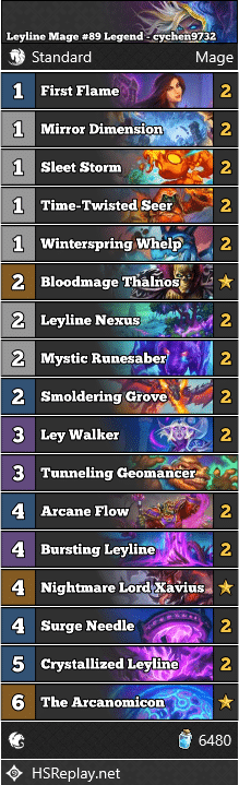 Leyline Mage #89 Legend - cychen9732