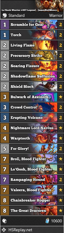 Lo'Gosh Warrior #497 Legend - JamesNeilMeece