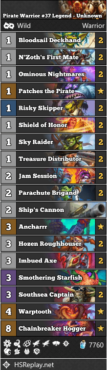 Pirate Warrior #37 Legend - Unknown