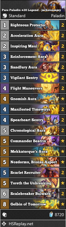 Pure Paladin #20 Legend - jackeisammy