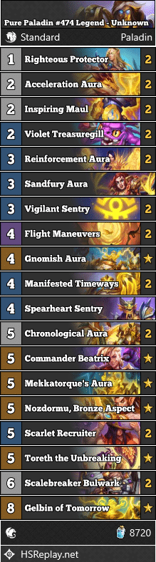 Pure Paladin #474 Legend - Unknown