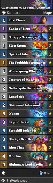 Quest Mage #1 Legend - Unknown
