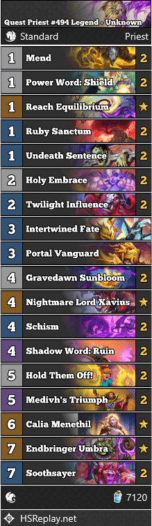 Quest Priest #494 Legend - Unknown