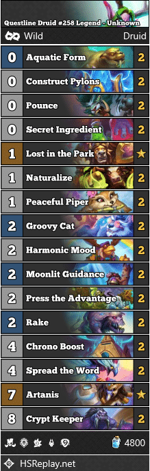 Questline Druid #258 Legend - Unknown