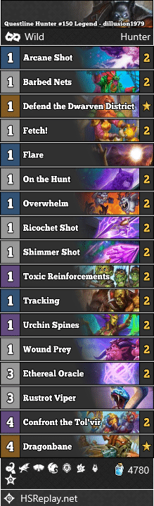 Questline Hunter #150 Legend - dillusion1979