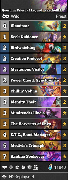 Questline Priest #3 Legend - saxchoiHS