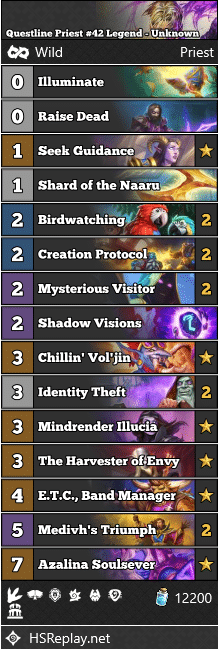 Questline Priest #42 Legend - Unknown