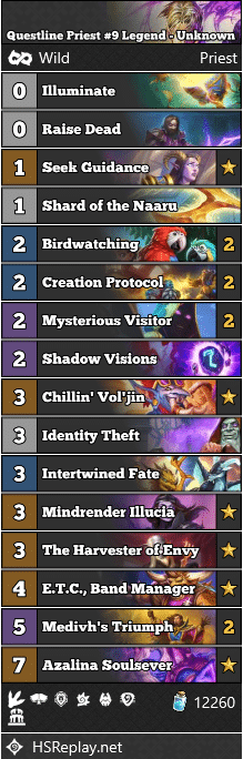 Questline Priest #9 Legend - Unknown