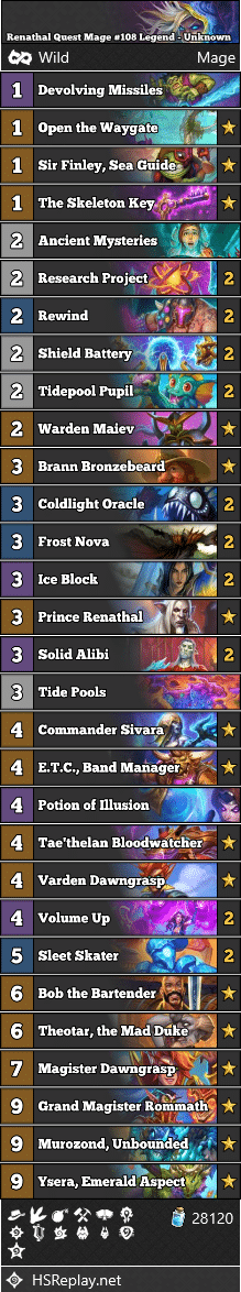 Renathal Quest Mage #108 Legend - Unknown