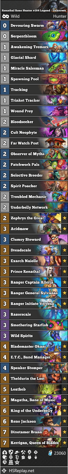 Renathal Reno Hunter #164 Legend - Unknown