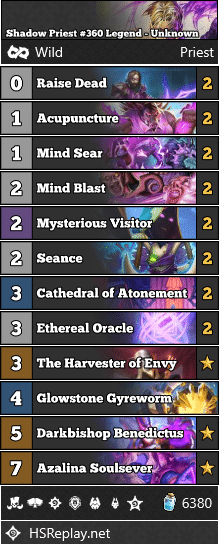 Shadow Priest #360 Legend - Unknown