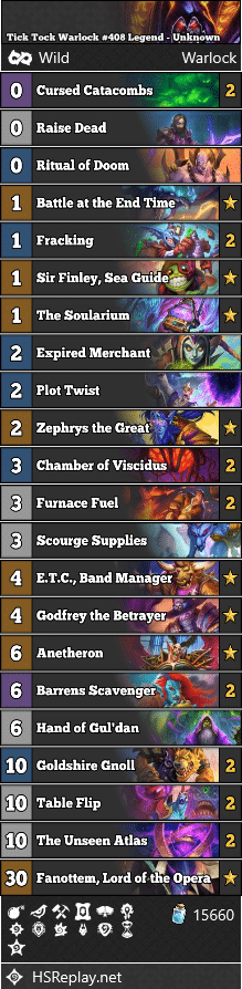 Tick Tock Warlock #408 Legend - Unknown