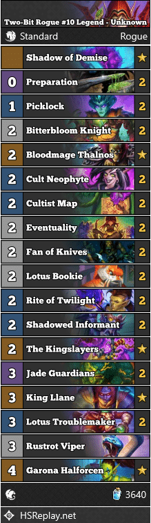 Two-Bit Rogue #10 Legend - Unknown