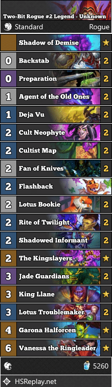 Two-Bit Rogue #2 Legend - Unknown
