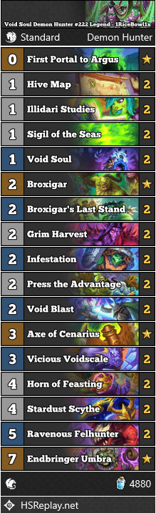 Void Soul Demon Hunter #222 Legend - 1RiceBowl1x