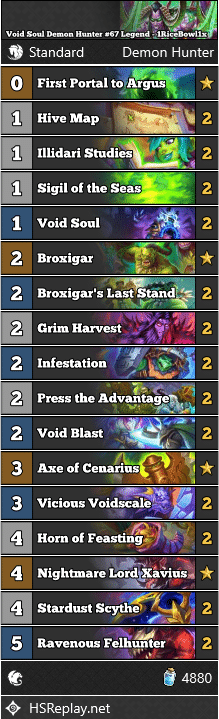 Void Soul Demon Hunter #67 Legend - 1RiceBowl1x