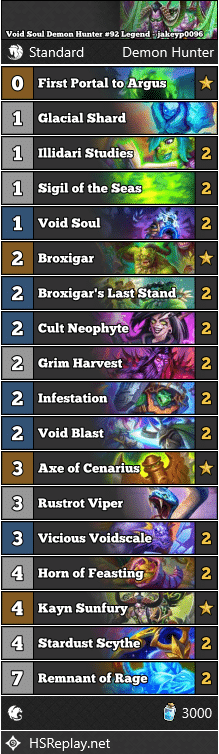 Void Soul Demon Hunter #92 Legend - jakeyp0096